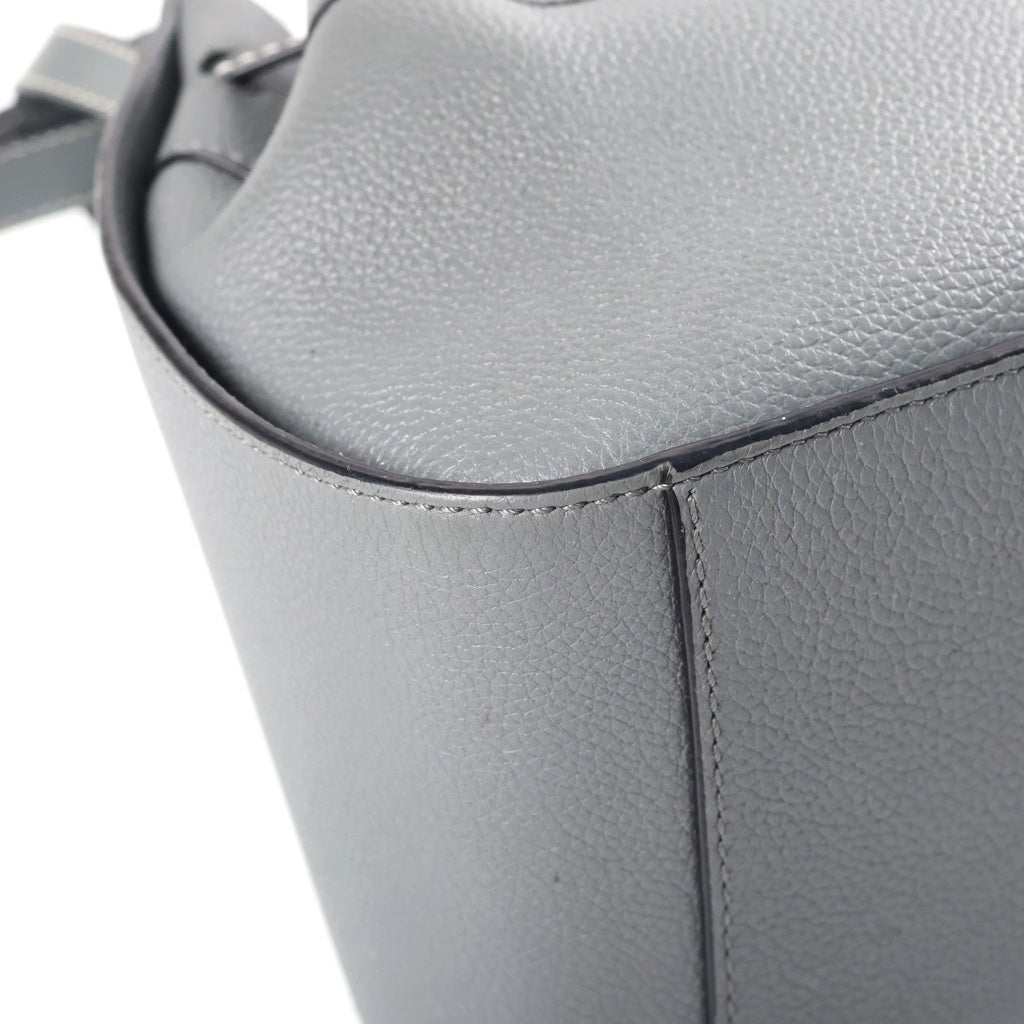 LOEWE(ロエベ) ハンモック ドローストリングバッグ ミニ 2WAY ショルダバッグ グレー レディース