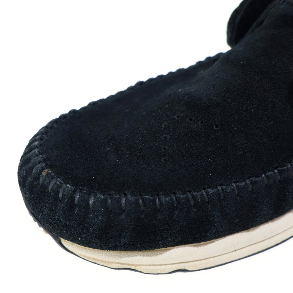 VISVIM(ヴィスヴィム) FBT ネイティブニット モカシン スウェードローカットシューズ ブラック