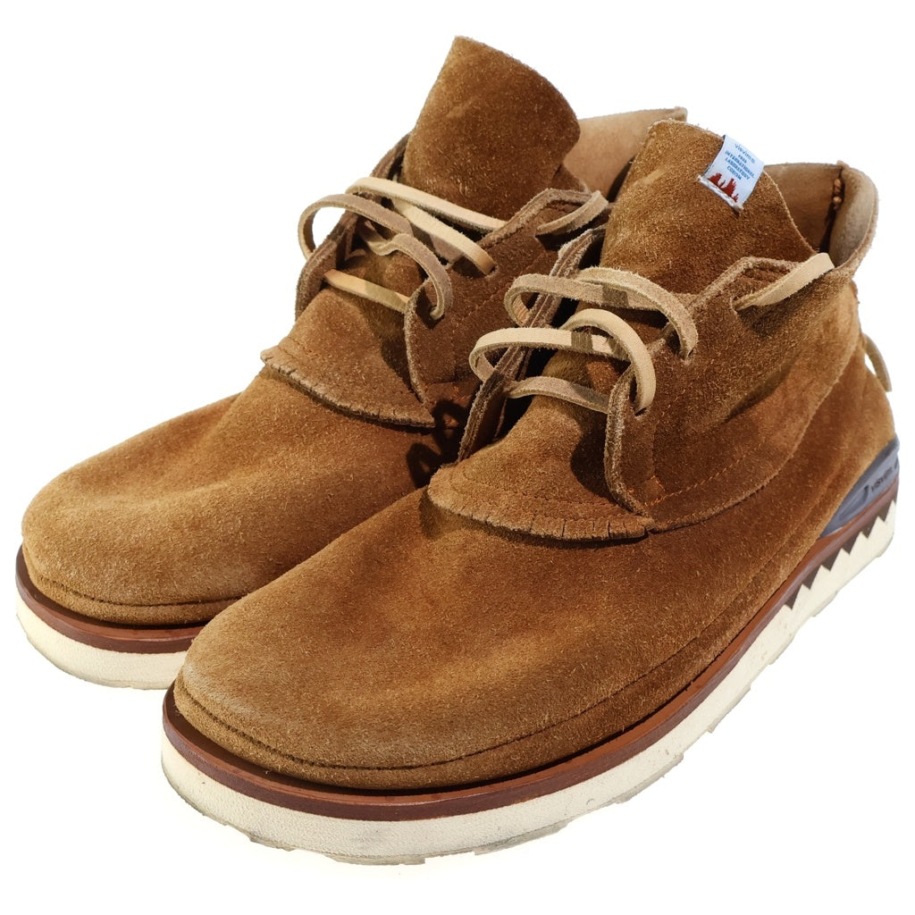 VISVIM(ヴィスヴィム) GRIS MOC MID FLAT グリスモック ミッドフラット スウェードスニーカー ブラウン