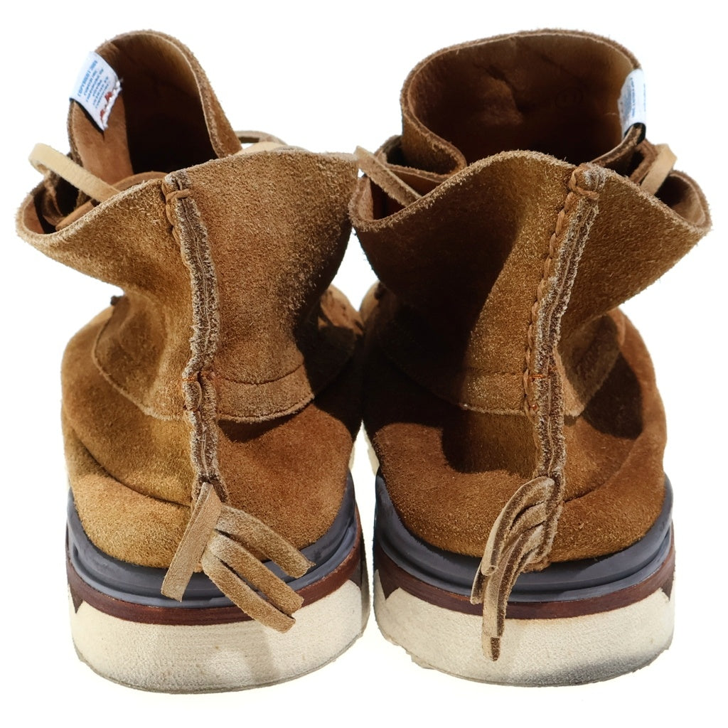 VISVIM(ヴィスヴィム) GRIS MOC MID FLAT グリスモック ミッドフラット スウェードスニーカー ブラウン