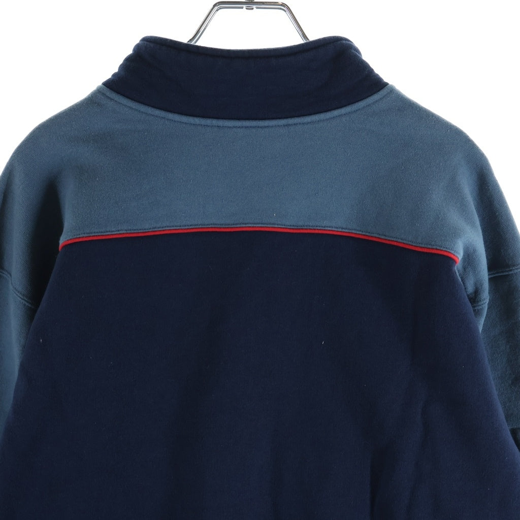 SUPREME(シュプリーム) 18AW Speedway Half Zip Sweatshirt スピードウェイ ハーフジップ スウェットシャツ ブルー