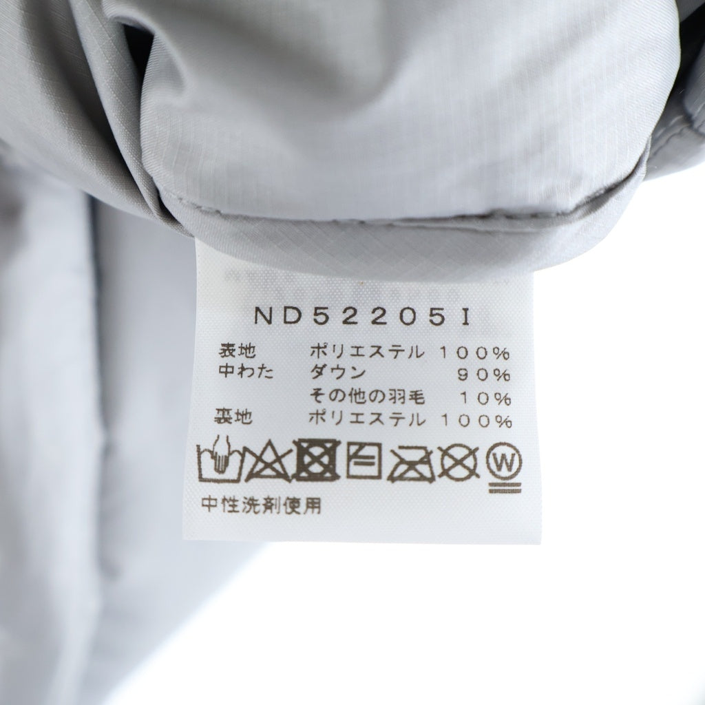 SUPREME(シュプリーム) 22AW ×THE NORTH FACE 800-Fill Half Zip Hooded Pullover ザノースフェイス ハーフジッププルオーバーダウンジャケット ブラック/シルバー ND52205I