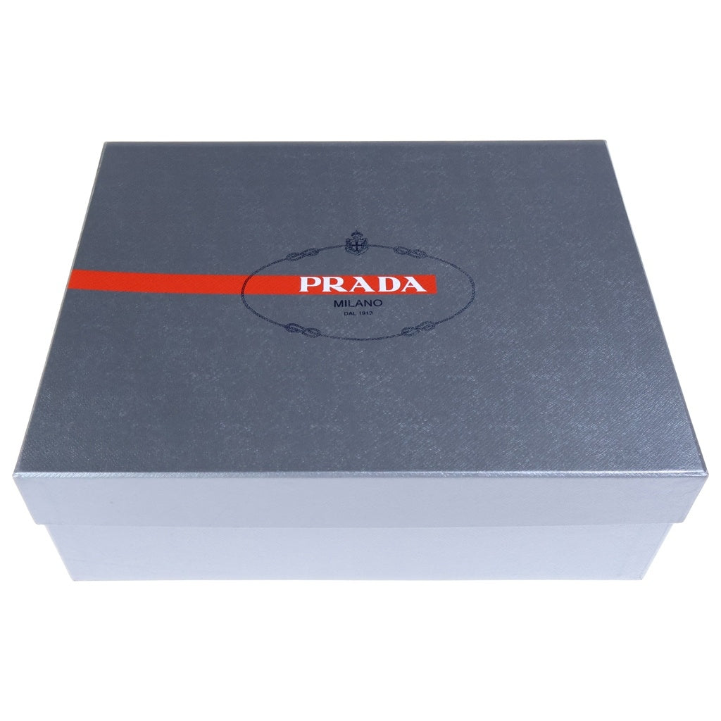PRADA SPORT(プラダ スポーツ) センタージップ タンクソール レザー ショートブーツ ブラック