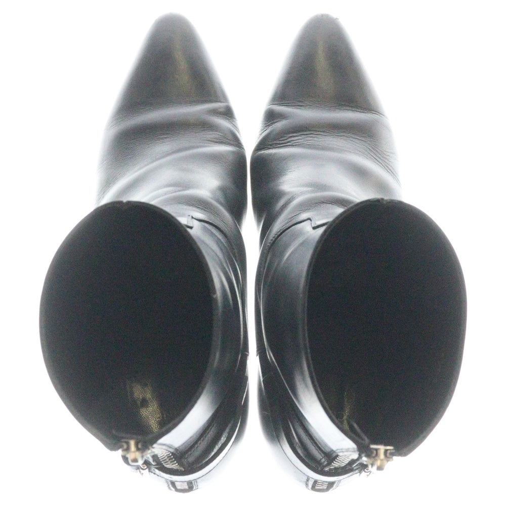 CELINE(セリーヌ) JACNO BOOTS ジャクノ バックバックル サイドジップショートブーツ ブラック MG0291