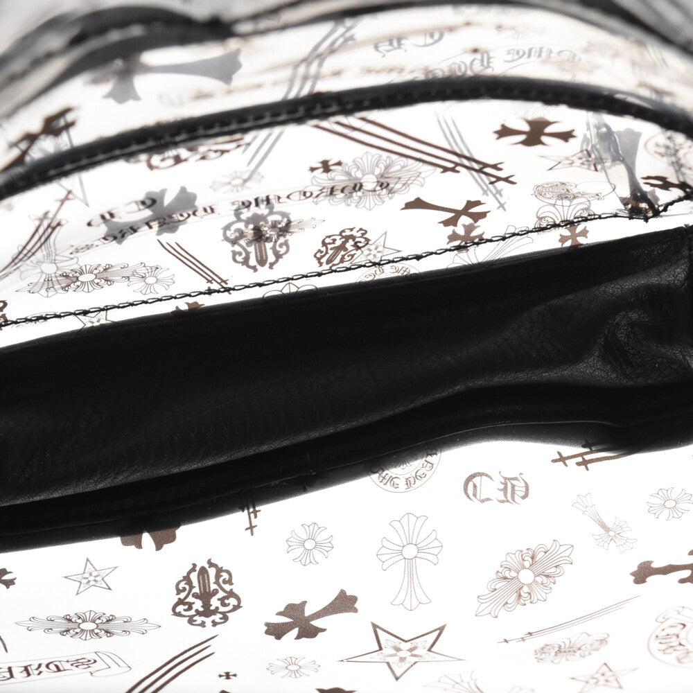 CHROME HEARTS(クロムハーツ) PVC BACK TO SCHOOL PVCレザー切り替えバックパック リュック ブラック/クリア
