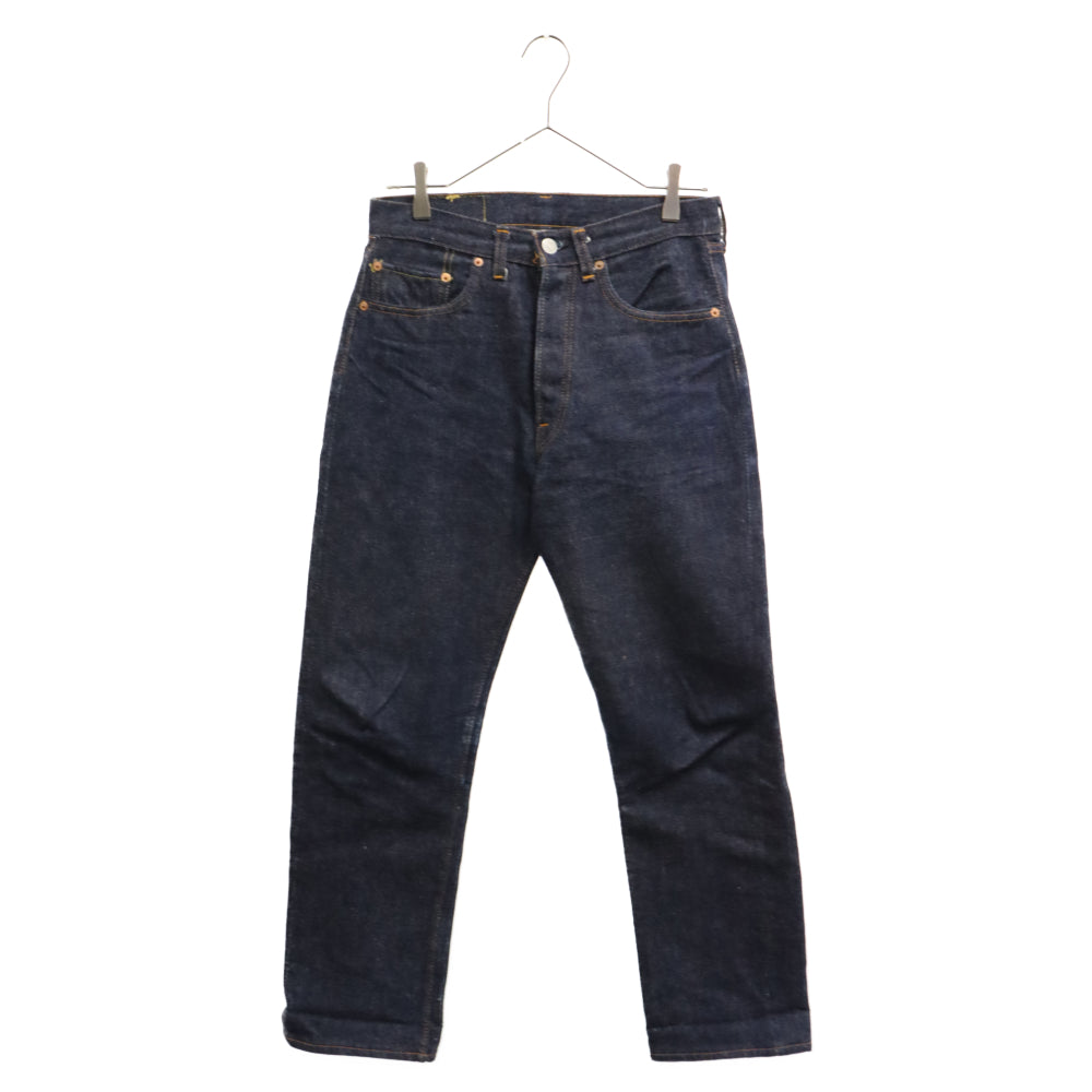 Levi's(リーバイス) 70S VINTAGE 501 66前期 ボタン裏16 紙パッチ シングルステッチ リジットデニムパンツ 濃紺インディゴ