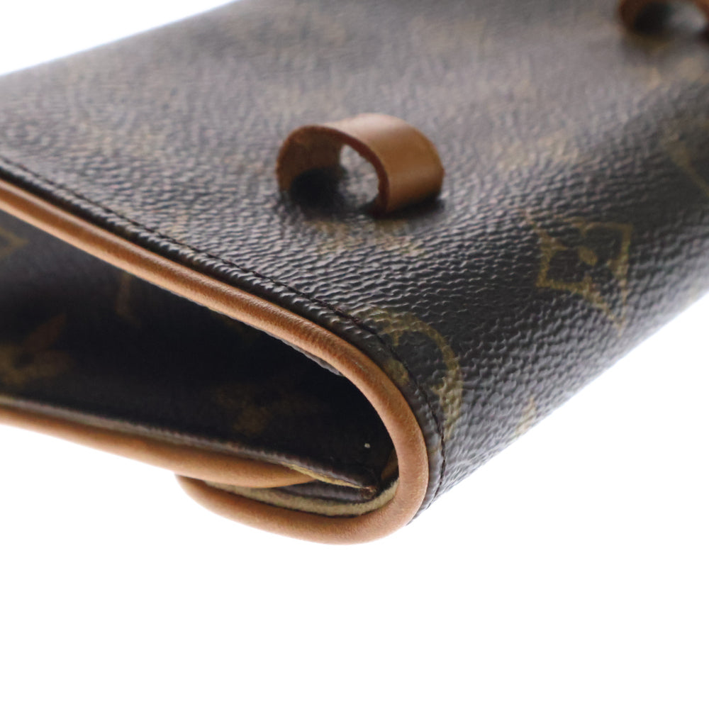 LOUIS VUITTON(ルイヴィトン) ポシェットフロランティーヌ モノグラム ウエストバッグ ショルダーバッグ ブラウンM51855 FL0090