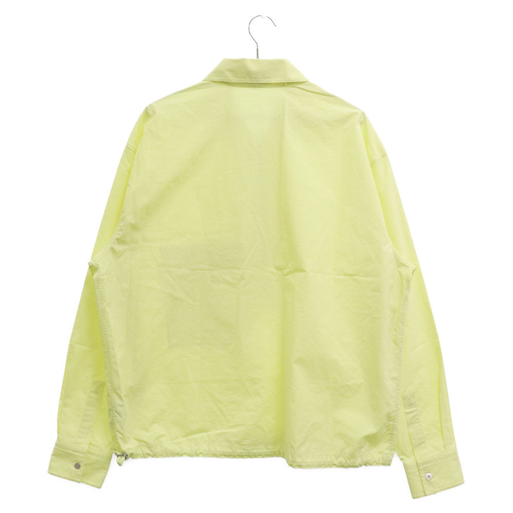 HERMES(エルメス) 23SS ハーフジップ 長袖シャツ イエロー