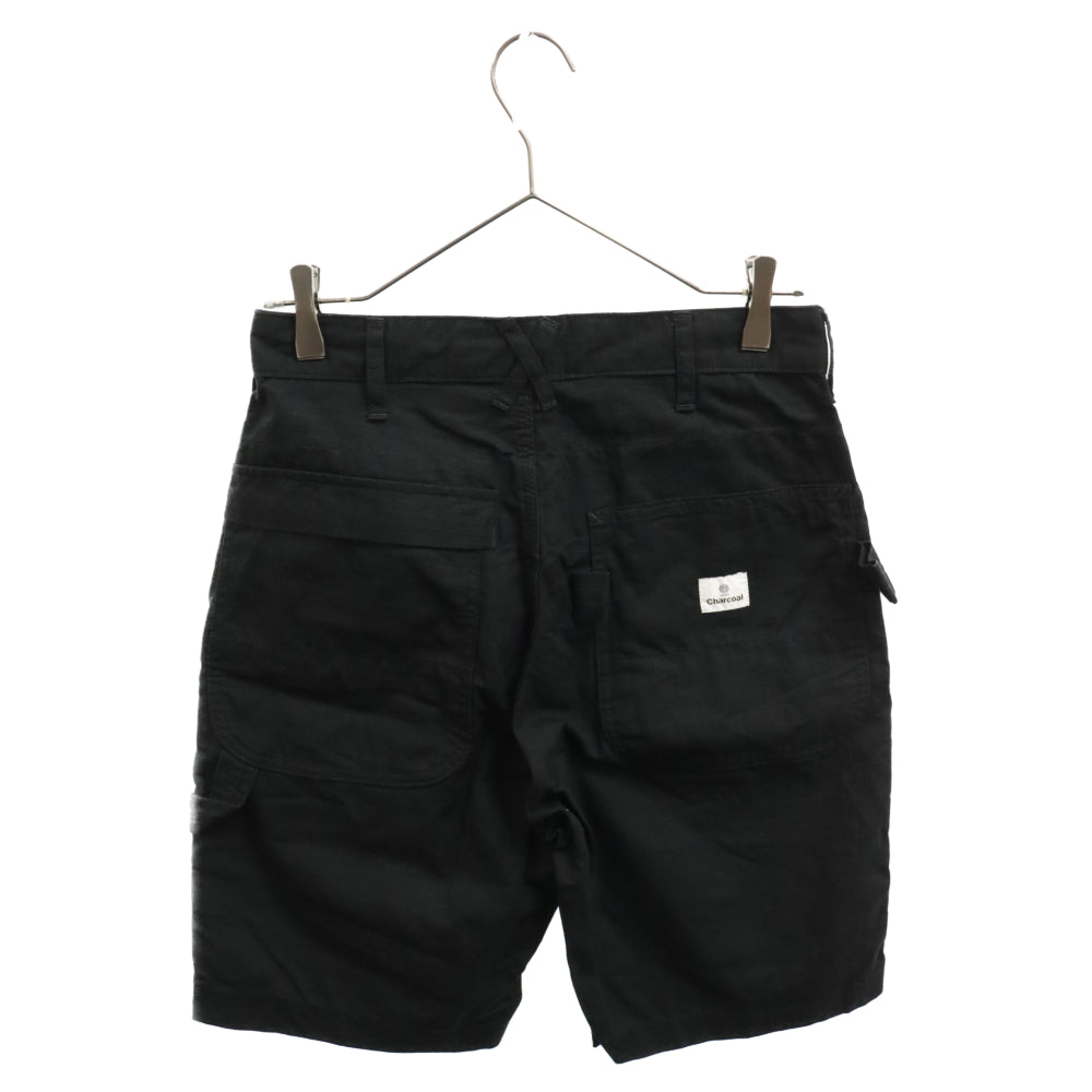 Engineered Garments(エンジニアド ガーメンツ) EG Painter Shorts (Rip) リップストップ ペインターショーツ ハーフショートパンツ ブラック