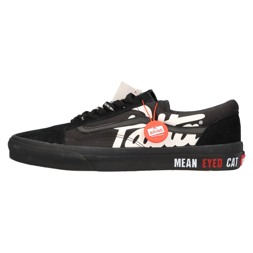 VANS(ヴァンズ) × PATTA x BEAMS OLD SKOOL MEAN EYED CAT パタ ビームス 別注 オールドスクール ローカットスニーカー ブラック US12/30cm 541140-0001