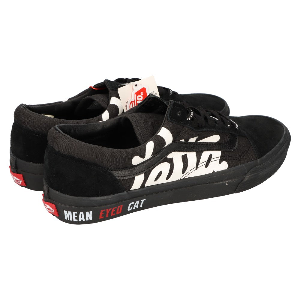 VANS(ヴァンズ) × PATTA x BEAMS OLD SKOOL MEAN EYED CAT パタ ビームス 別注 オールドスクール ローカットスニーカー ブラック US12/30cm 541140-0001