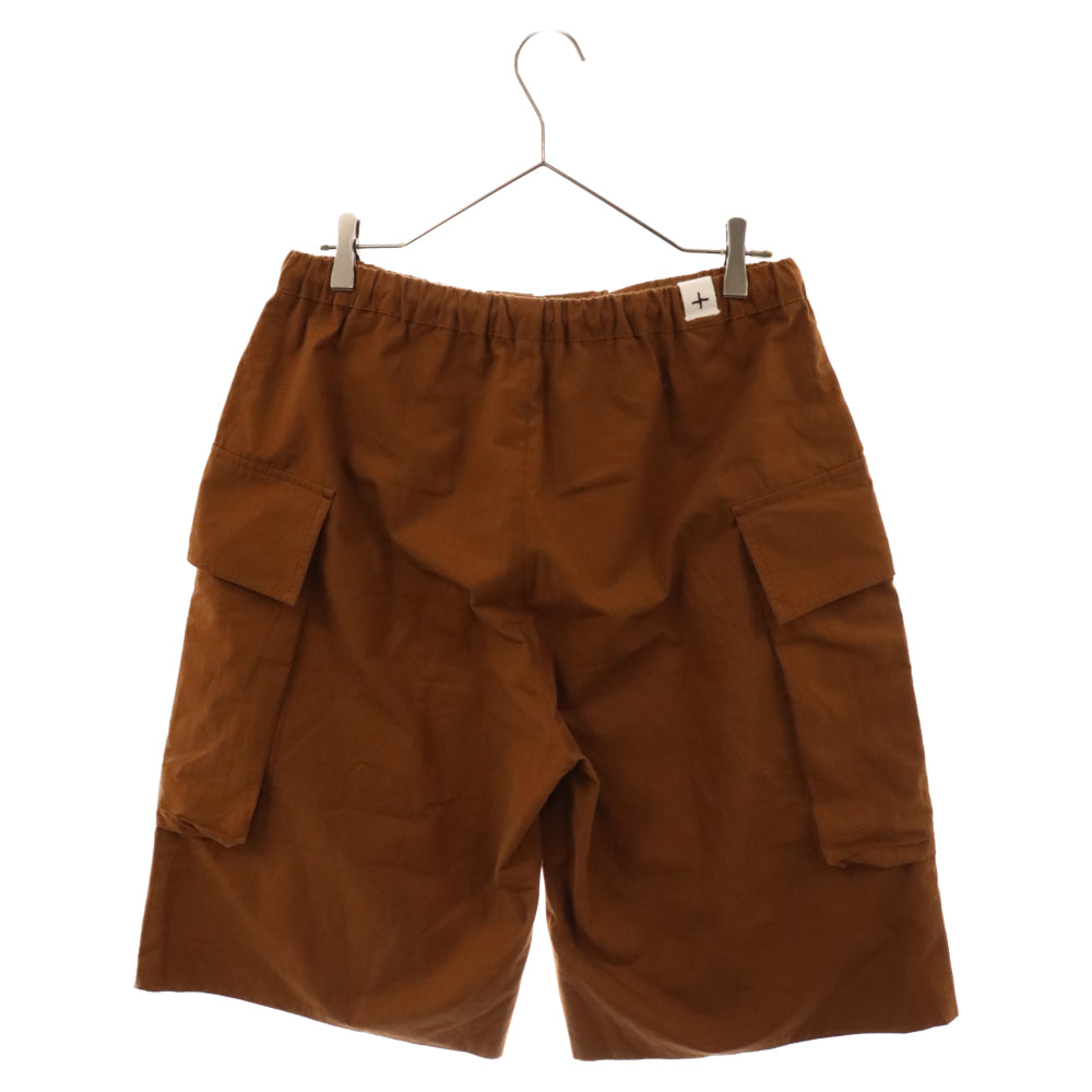 JIL SANDER(ジルサンダー) Drawstring Cargo Shorts ドローストリング カーゴショーツ コットンショートパンツ ブラウン J47KA0118