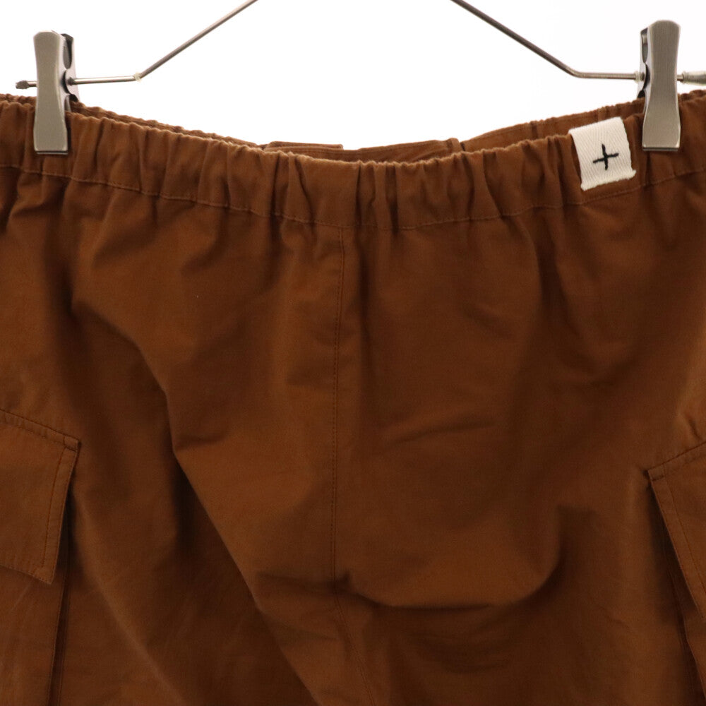JIL SANDER(ジルサンダー) Drawstring Cargo Shorts ドローストリング カーゴショーツ コットンショートパンツ ブラウン J47KA0118