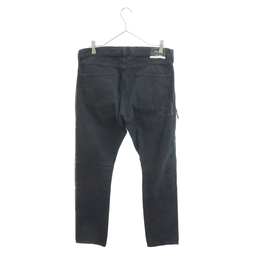 DENIM BY VANQUISH(デニムバイヴァンキッシュ) ×FRAGMENT フラグメント 34DENIM ダメージ加工 デニム パンツ ブラック VFP2050
