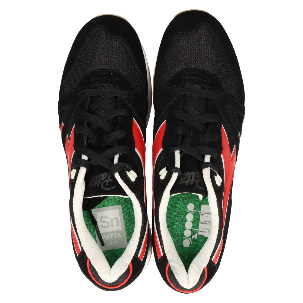 diadora(ディアドラ) ×PATTA N9000 9 パタ ローカットスニーカー ブラック US12/30cm 160409-06-80013