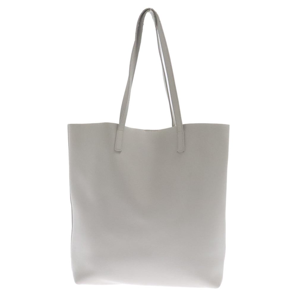 SAINT LAURENT PARIS(サンローランパリ) SHOPPING BAG MEDIUM N/S ショッピング ノース サウス レザー トートバッグ グレー 600306