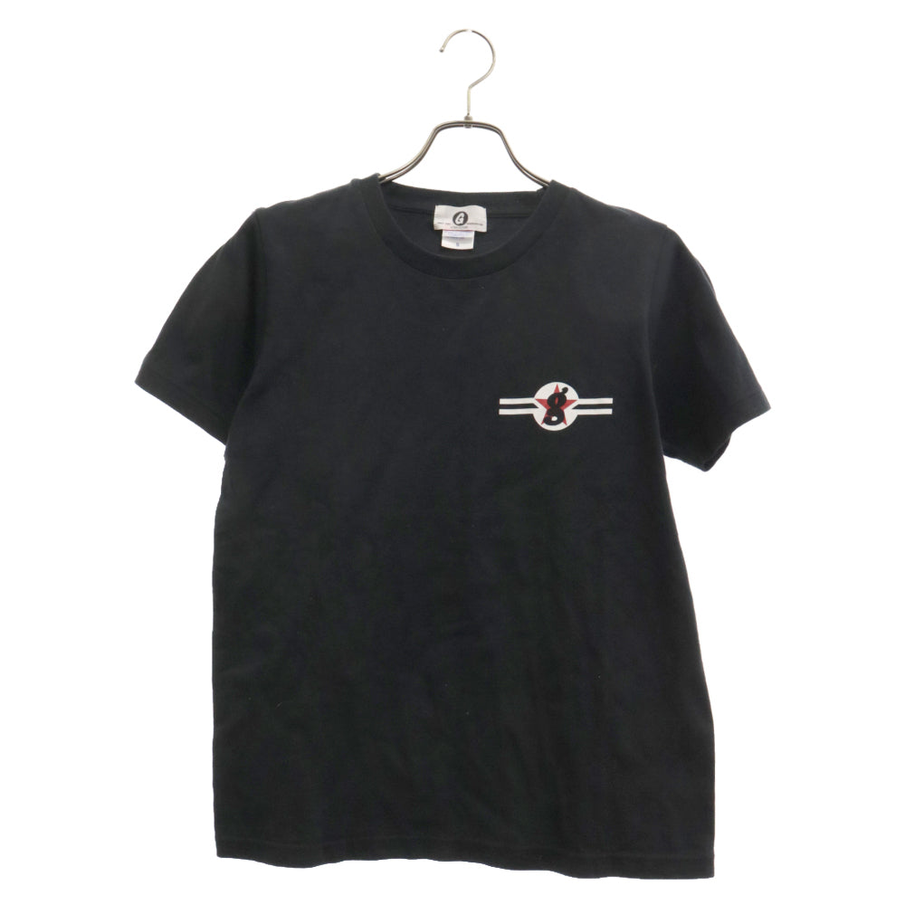 GOODENOUGH(グッドイナフ) 00sLONDON NITE ロンドン ナイト ロゴプリント 半袖Tシャツ カットソー ブラック