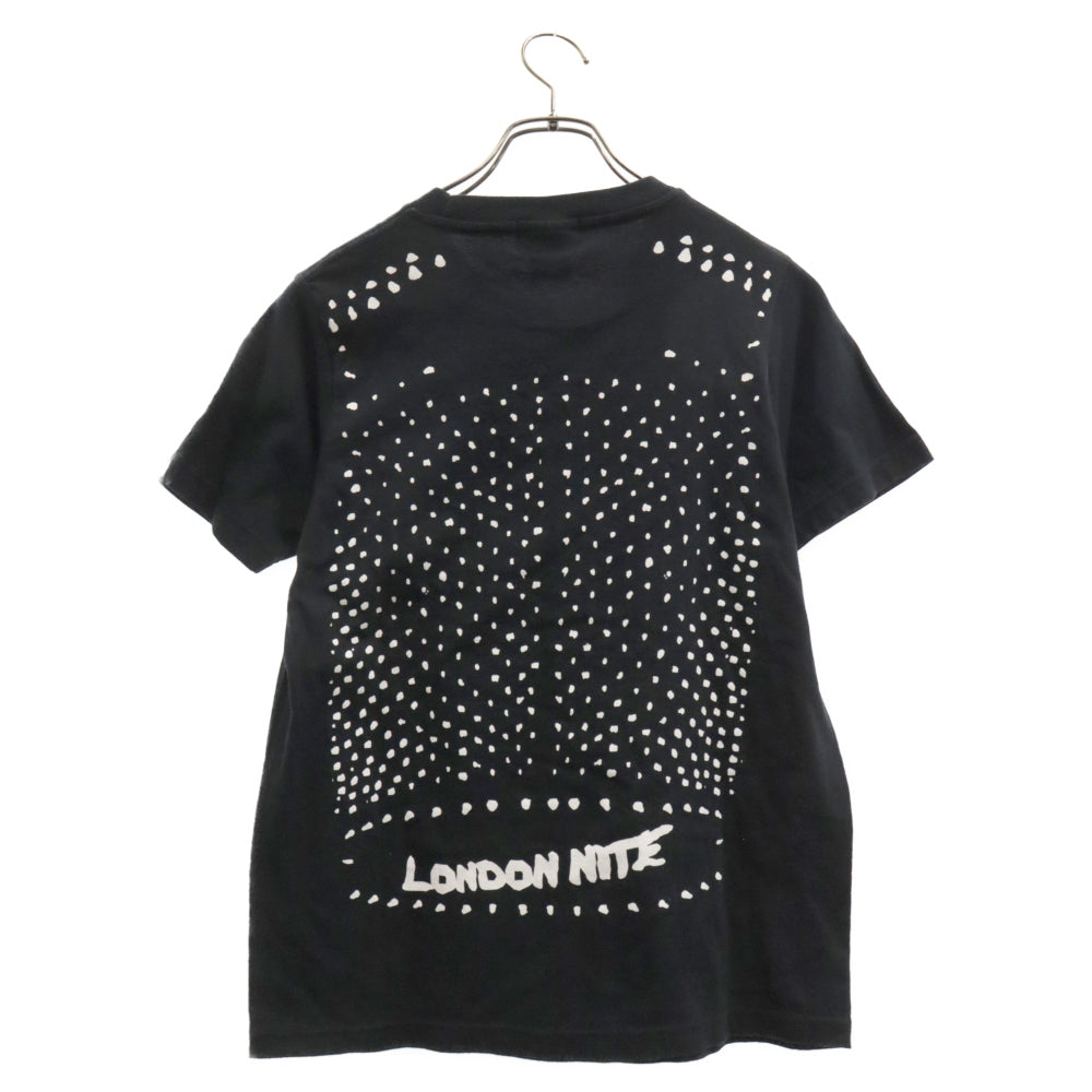 GOODENOUGH(グッドイナフ) 00sLONDON NITE ロンドン ナイト ロゴプリント 半袖Tシャツ カットソー ブラック