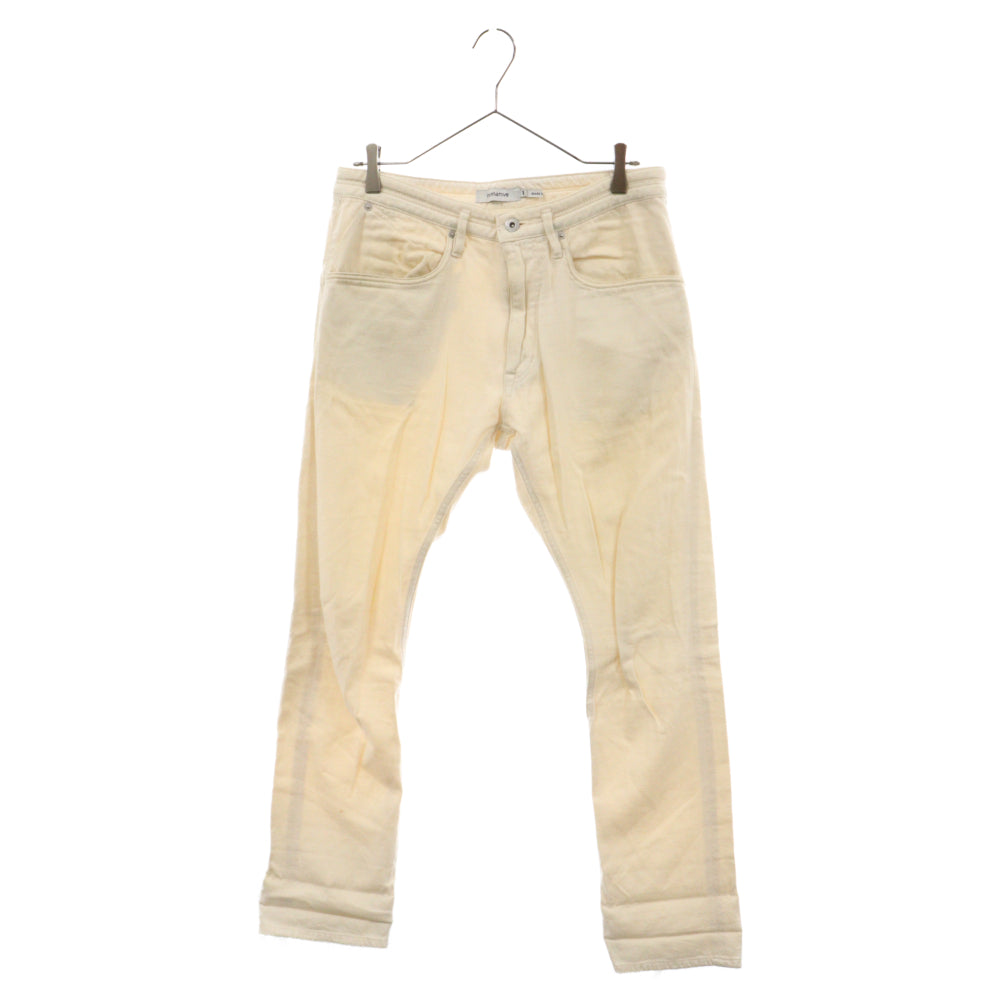 nonnative(ノンネイティブ) 15SS DWELLER 5P JEANS ストレート デニム パンツ ホワイト NN-P2708