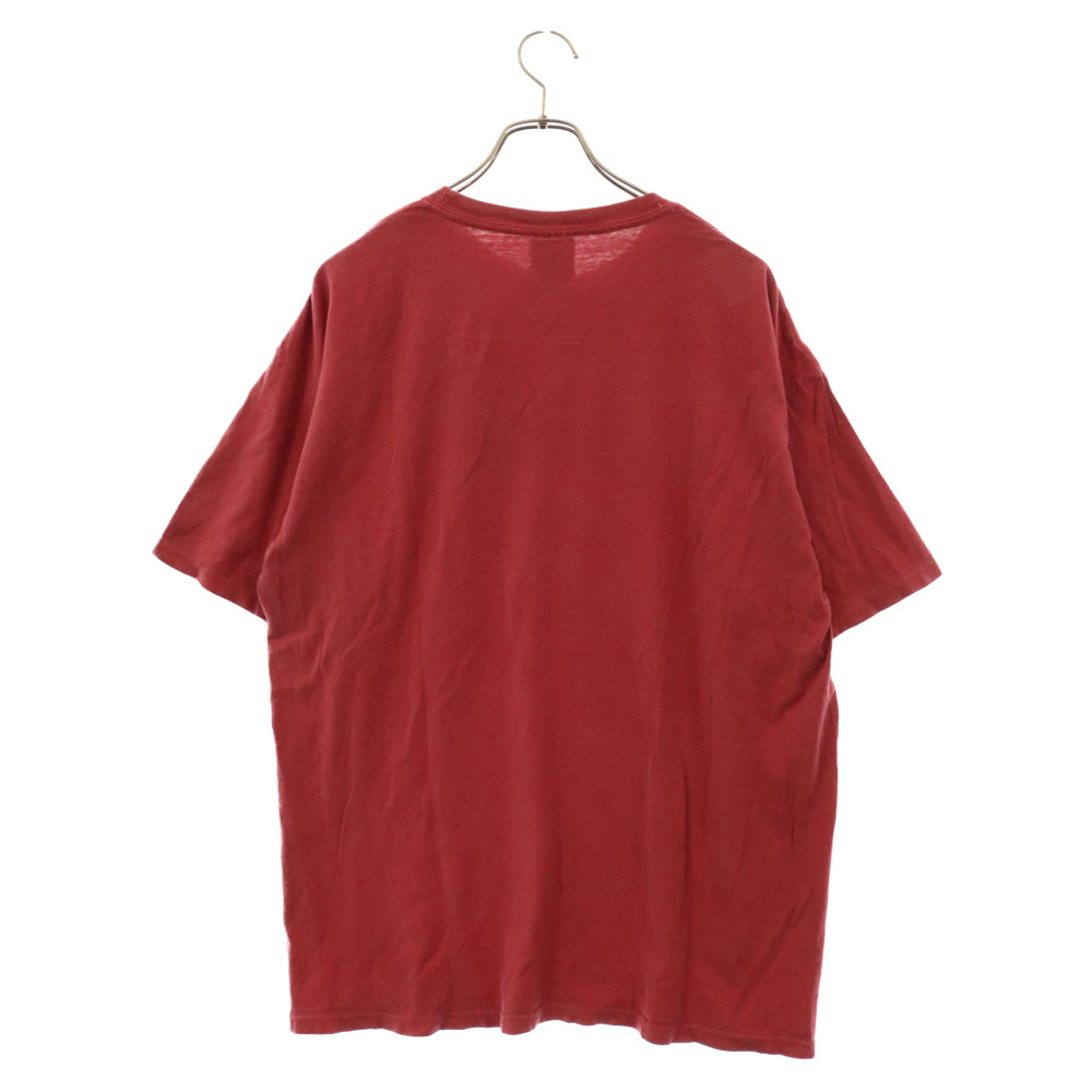 COMFORT COLORS(コムフォートカラーズ) LISTEN Tee リッスン フロントロゴ 半袖Tシャツ レッド