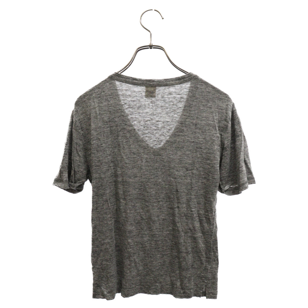 RON HERMAN(ロンハーマン) コットン Vネック 半袖Tシャツ カットソー グレー 2910900354