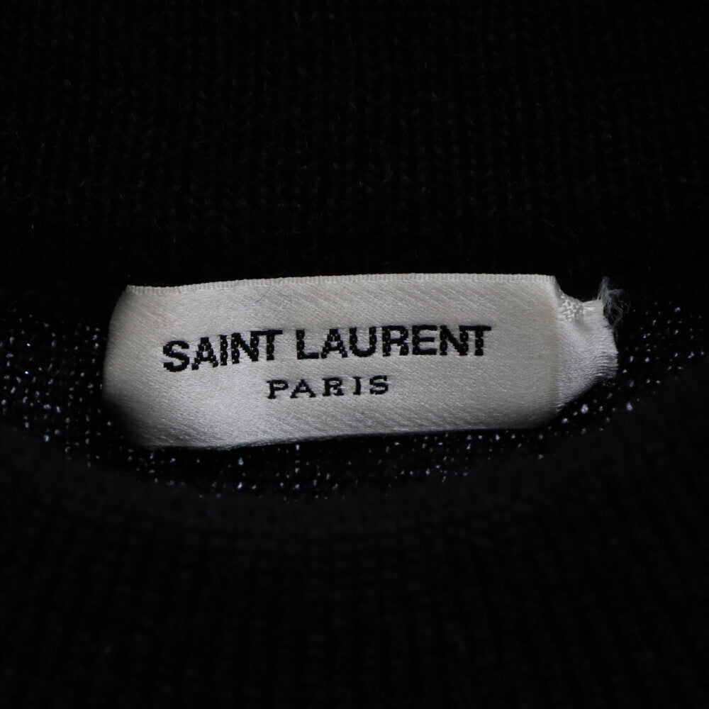 SAINT LAURENT PARIS(サンローランパリ) 16AW MUSIC NOTE SWEATER エディ期 モヘア 音符デザイン ニットセーター ブラック 440788 Y1PZ1