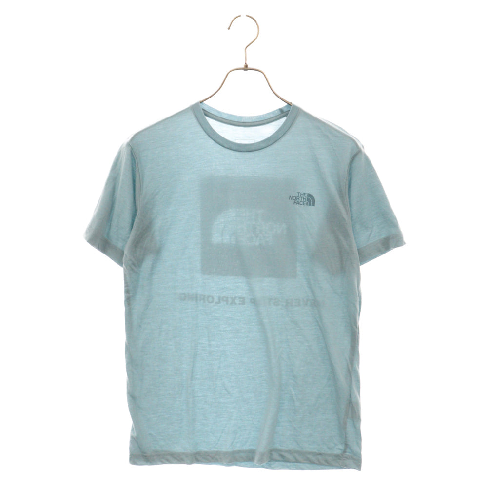 THE NORTH FACE(ザノースフェイス) ショート スリーブ フラッシュ ドライ メリノ クルー カットソー Tシャツ ブルー NT32087
