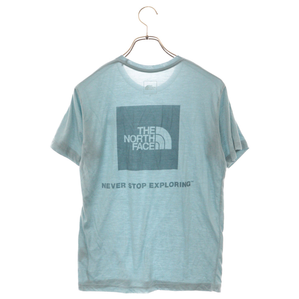 THE NORTH FACE(ザノースフェイス) ショート スリーブ フラッシュ ドライ メリノ クルー カットソー Tシャツ ブルー NT32087