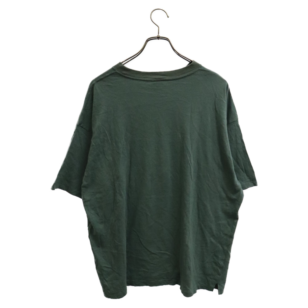 RADIALL(ラディアル) クルーネック ポケット 半袖カットソー Tシャツ グリーン