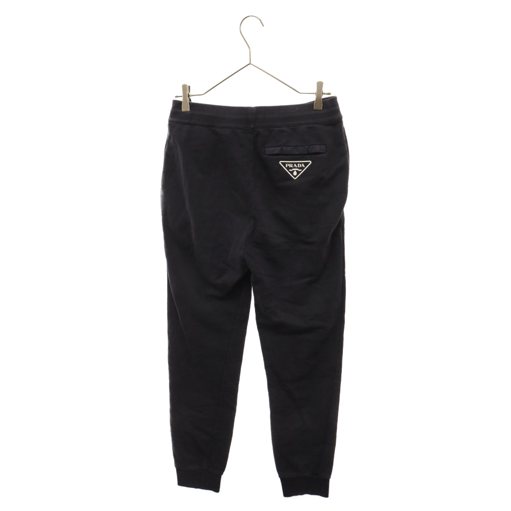 PRADA(プラダ) バック トライアングル ロゴプリント ナイロンポケット スウェットパンツ ネイビー UJP201 R222 10UF