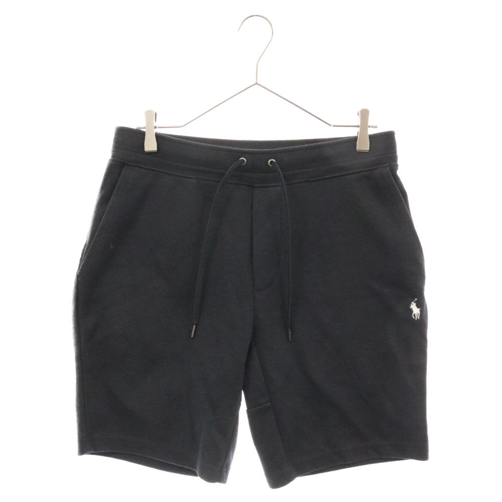 POLO RALPH LAUREN(ポロラルフローレン) ポニー エンブロイダリー コットン ハーフ ショートパンツ ブラック 710691243001