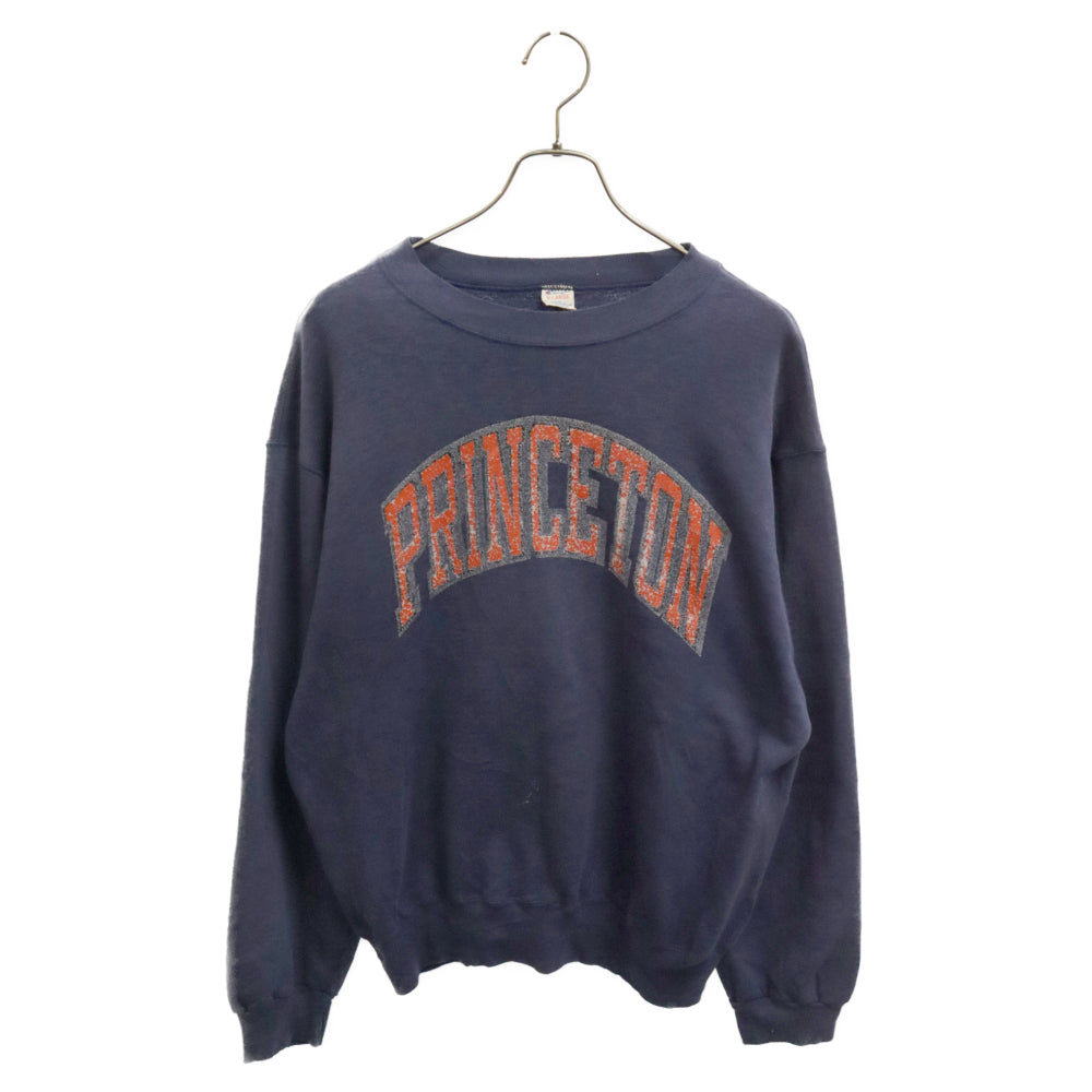 CHAMPION(チャンピオン) 80s VINTAGE トリコタグ PRINCETON カレッジ スウェットトレーナー ネイビー
