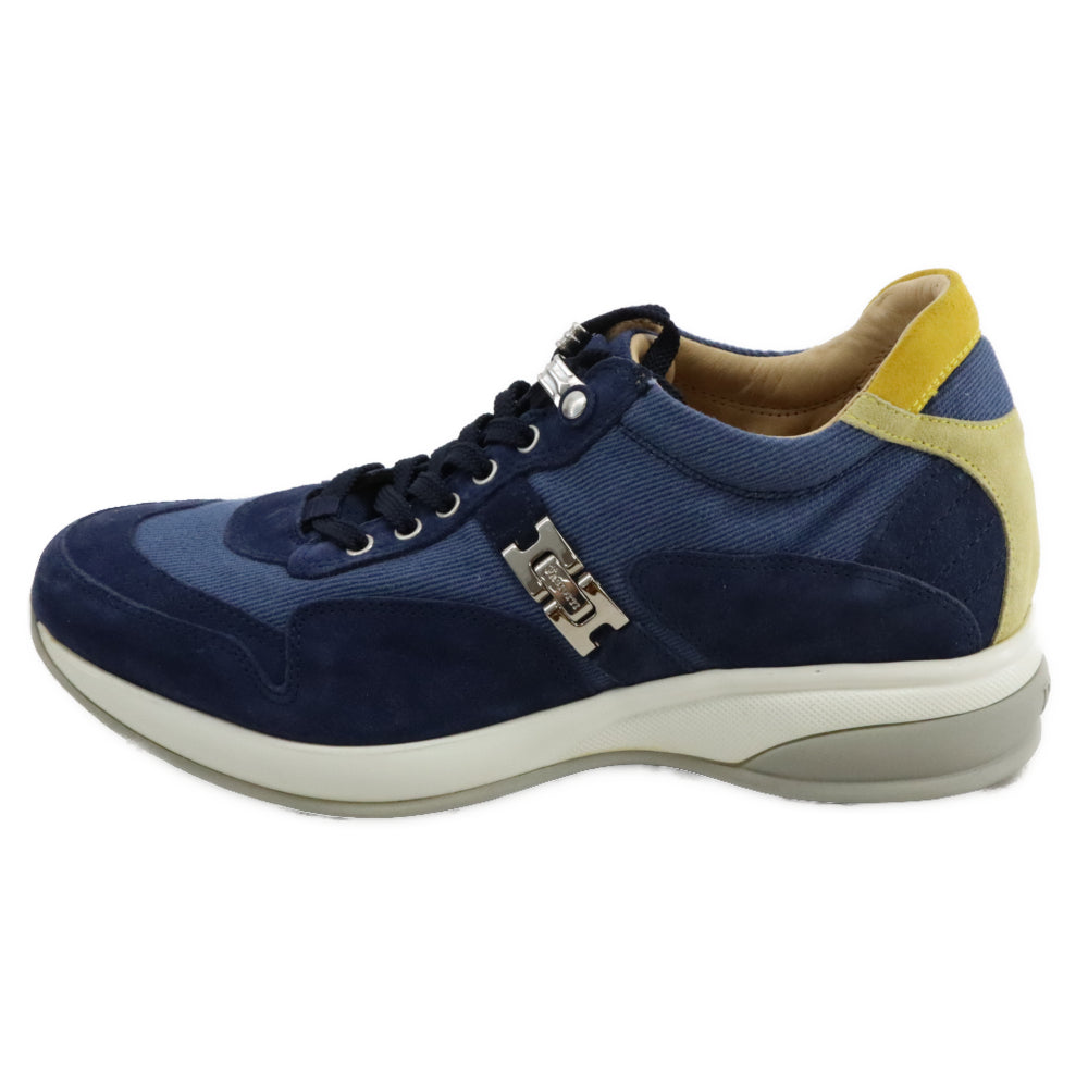 Cesare Paciotti(チェーザレ パチョッティ) 4US WASHED DENIM 35 ウォッシュド加工 デニム生地 ローカットスニーカー ブルー EU35/22.5cm 16573 レディース