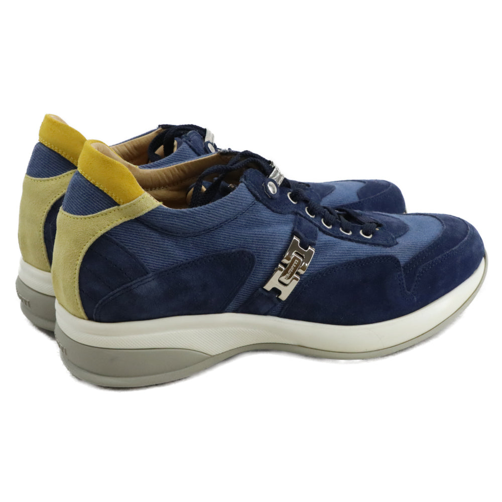 Cesare Paciotti(チェーザレ パチョッティ) 4US WASHED DENIM 35 ウォッシュド加工 デニム生地 ローカットスニーカー ブルー EU35/22.5cm 16573 レディース