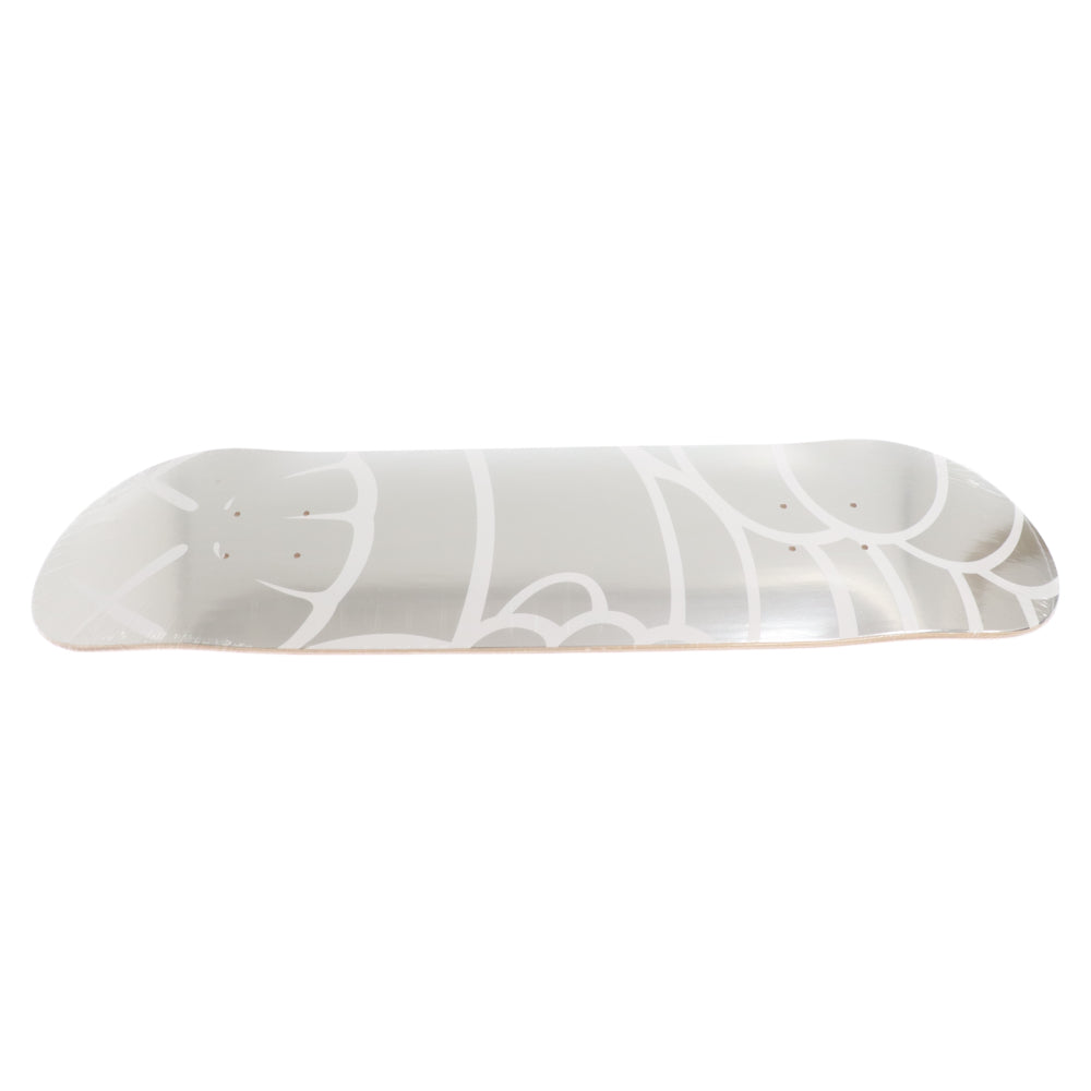 SUPREME(シュプリーム) ×KAWS TOKYO FIRST Chum Deck Type1 アートデザイン チャム スケートボード デッキ シルバー