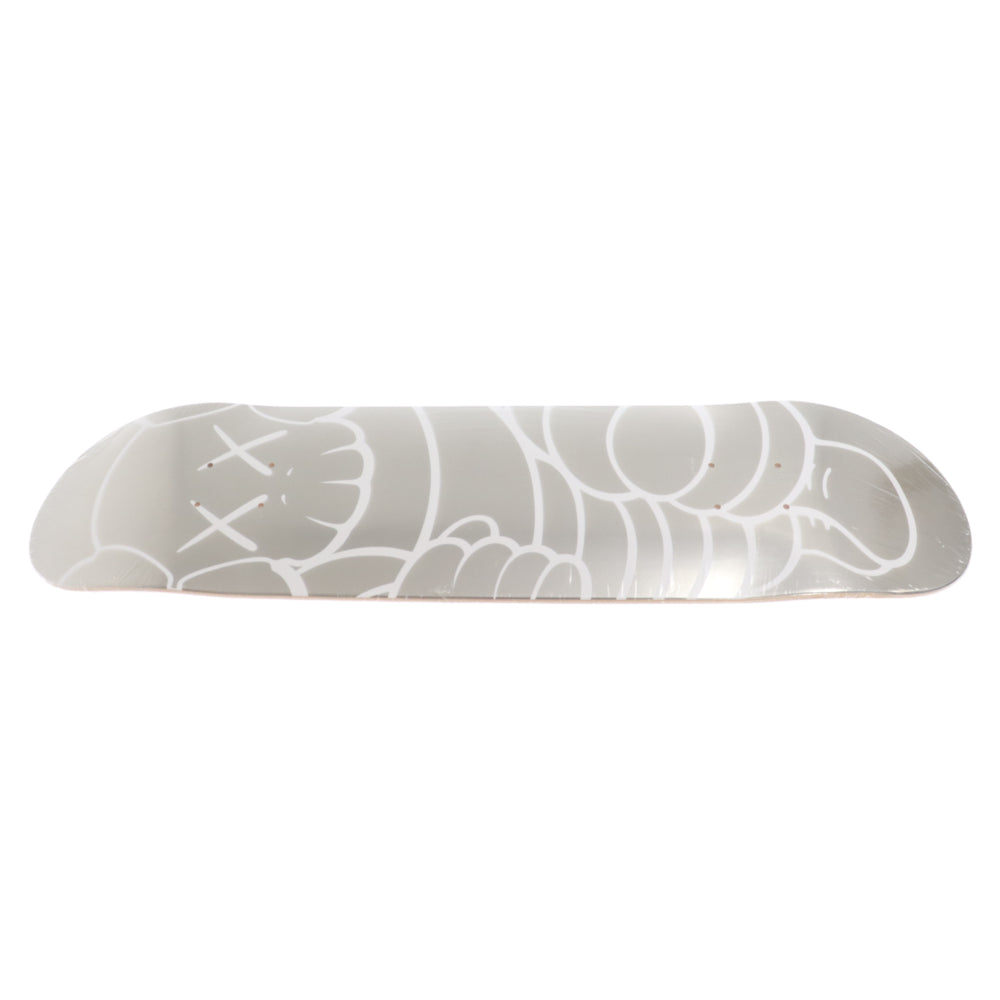 SUPREME(シュプリーム) ×KAWS TOKYO FIRST Chum Deck Type2 アートデザイン チャム スケートボード デッキ シルバー