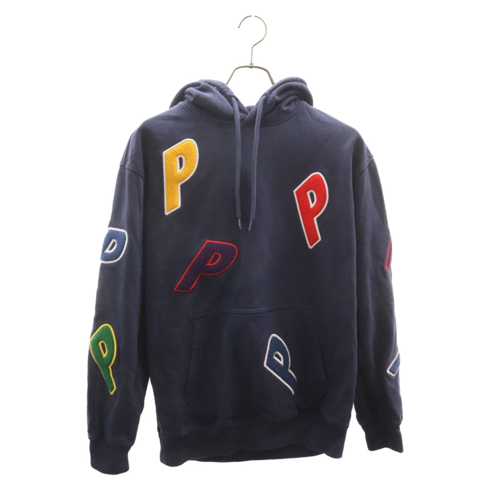 Palace Skateboards(パレススケートボーズ) Skateboards Multiple P スケートボード マルチプル スウェットプルオーバーパーカー ネイビー