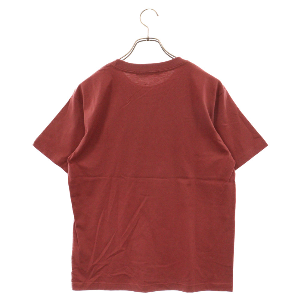 CABARET POVAL(キャバレーポバール) 24SS LOGO T-SHIRT ロゴプリント半袖Tシャツ スモーキーレッド 24SS-PVA-SP01