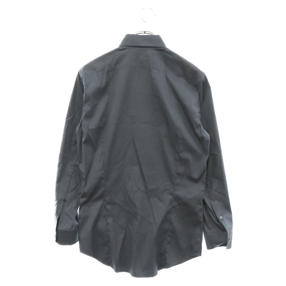 JIL SANDER(ジルサンダー) フライフロント 比翼長袖シャツ ネイビー JSML740526