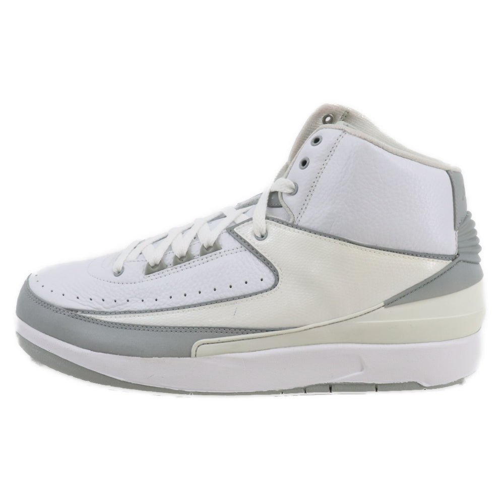 NIKE(ナイキ) 【観賞用 2009製】AIR JORDAN 2 RETRO SILVER ANNIVERSARY エアジョーダン2 シルバー アニバーサリーミッドカット スニーカー US10.5/28.5cm 385475-101