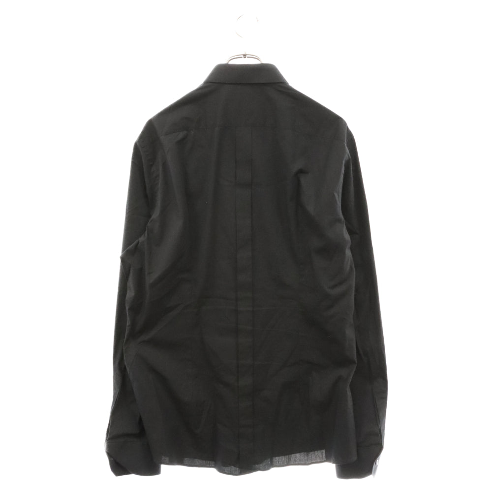 DOLCE & GABBANA(ドルチェアンドガッバーナ) コットン レギュラー カラー 長袖 シャツ ブラック