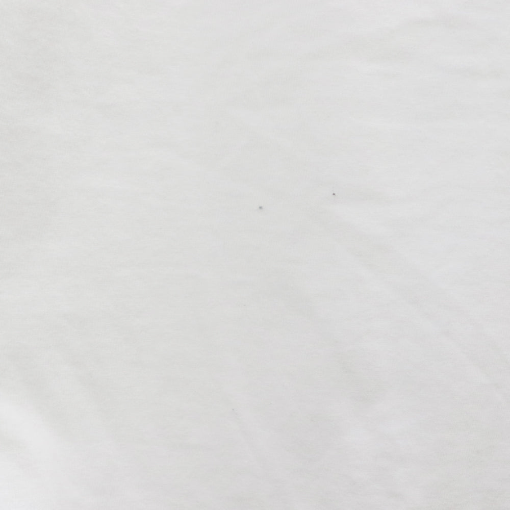 MIN-NANO(ミンナノ) 両面プリント クルーネック 半袖Tシャツ カットソー ホワイト