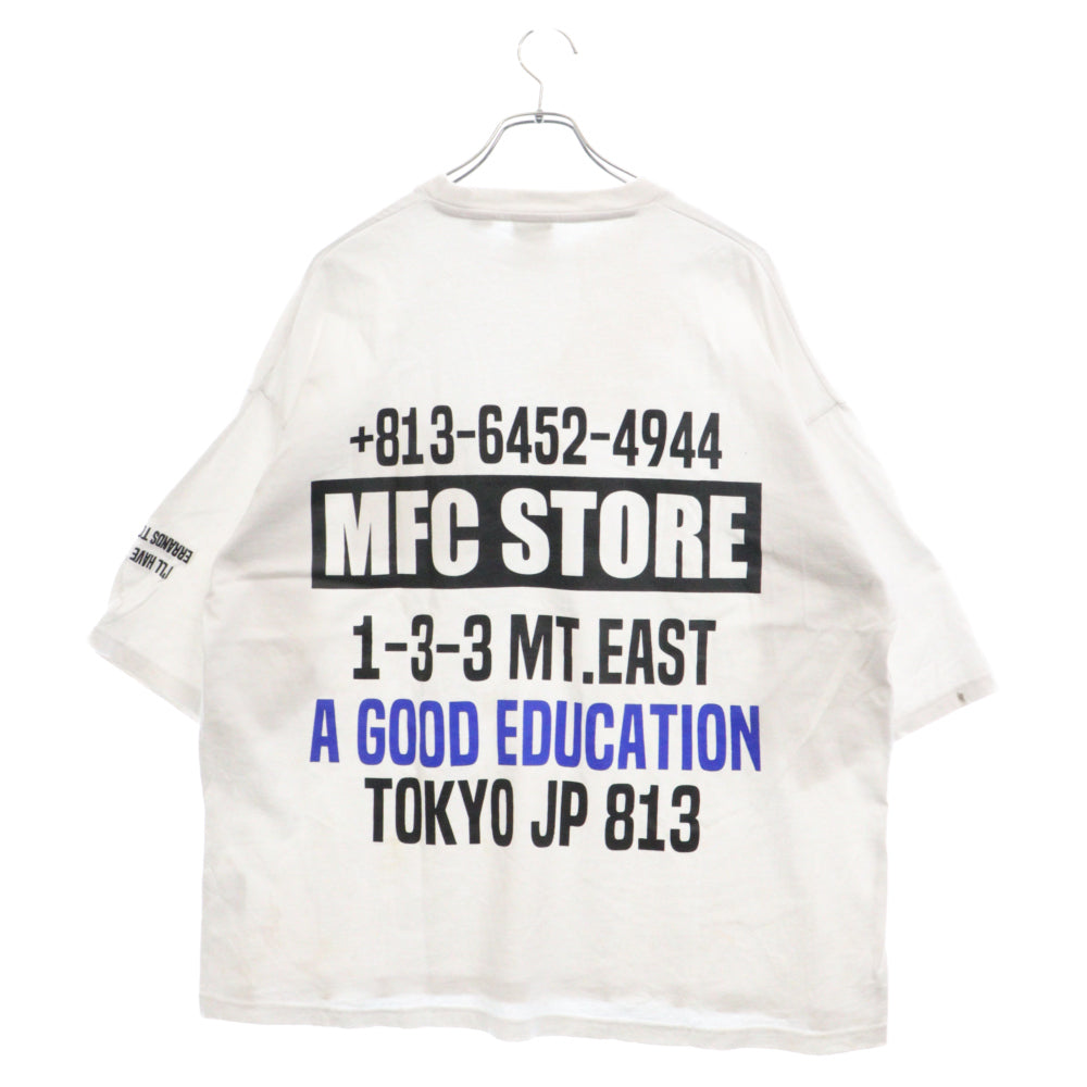 MFC STORE(エムエフシーストア) ロゴプリント 半袖Tシャツ カットソー ホワイト