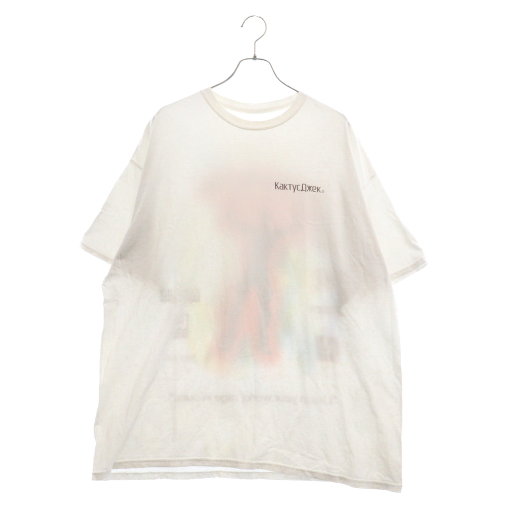 Cactus Jack(カクタスジャック) ×FORTNITE TRAVIS SCOTT フォートナイト トラヴィススコット プリントTシャツ 半袖カットソー ホワイト