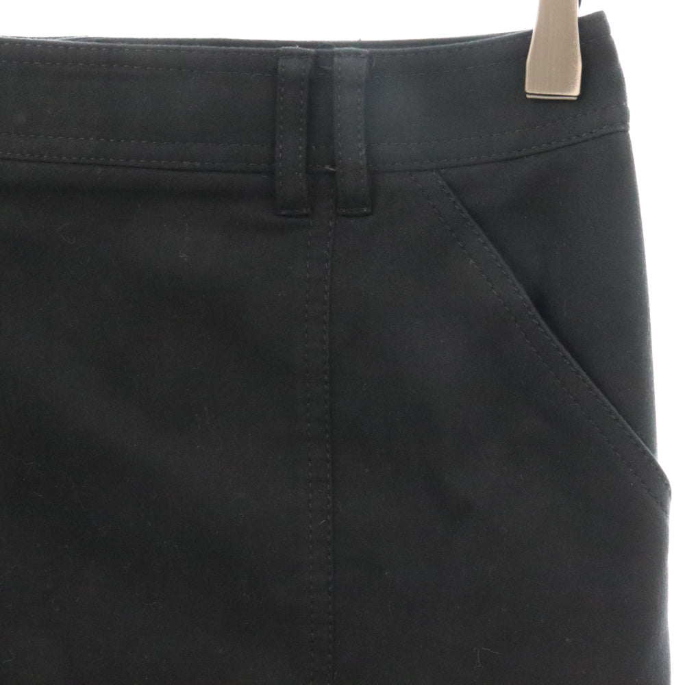 BURBERRY LONDON(バーバリーロンドン) バック ダブルスナップポケット コットン タイトスカート ブラック レディース FX076-640-09