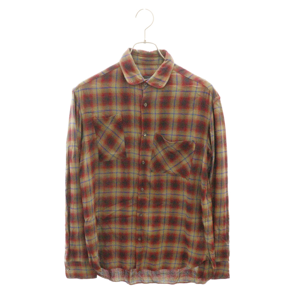 LAD MUSICIAN(ラッドミュージシャン) ROUND COLLAR SHIRT ラウンド カラー 長袖シャツ マルチ 2116-121