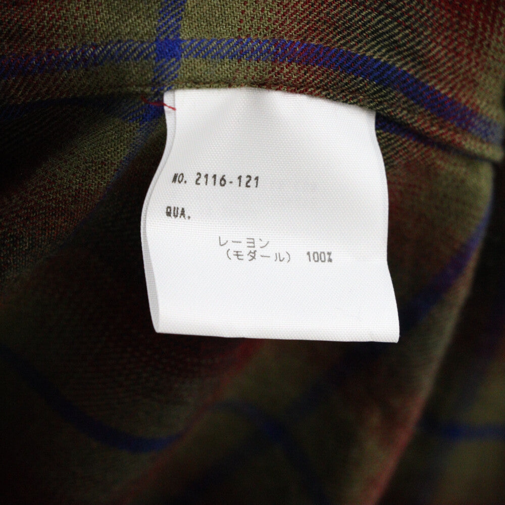 LAD MUSICIAN(ラッドミュージシャン) ROUND COLLAR SHIRT ラウンド カラー 長袖シャツ マルチ 2116-121