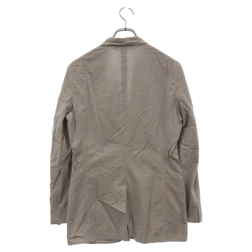 JIL SANDER(ジルサンダー) ヒッコリー テーラードジャケット グレー/ホワイト