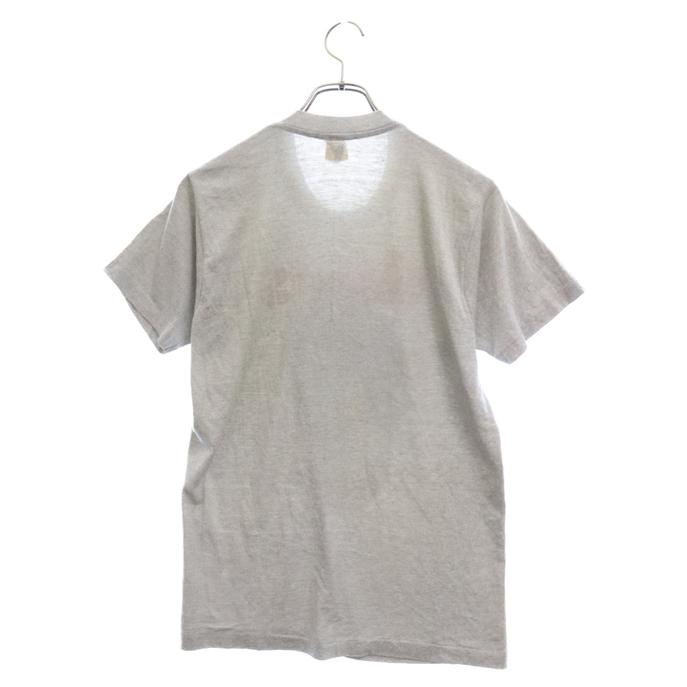 VINTAGE(ヴィンテージ) 80S VINTAGE ヴィンテージ THE DOORS JIM MORRISON ドアーズ ジムモリソン フロントプリント 裾シングル クルーネック 半袖Tシャツ カットソー グレー