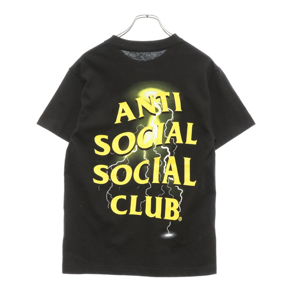 ANTI SOCIAL SOCIAL CLUB(アンチソーシャルソーシャルクラブ) プリント クルーネック 半袖 カットソー Tシャツ ブラック